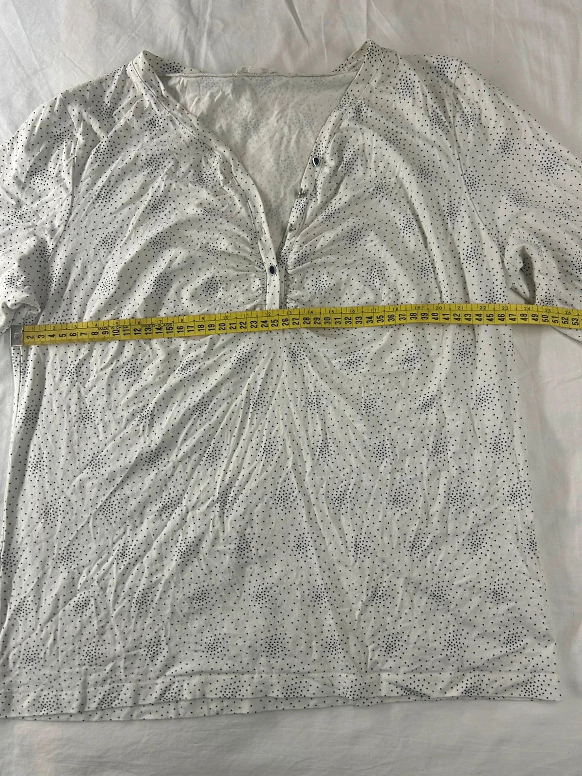 Black and white long-sleeved blouse by Un Jour Ailleurs – photo 9